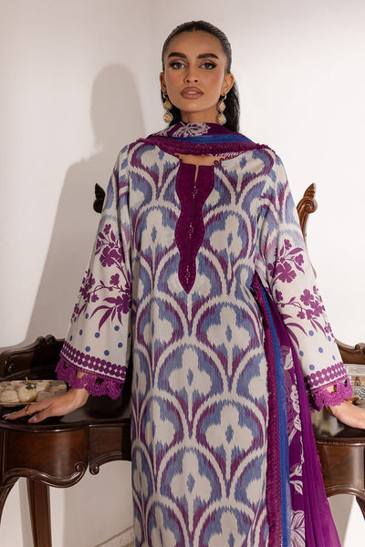 Nureh | Printed Lawn 25 | SP-147-Brand:Nureh-Type:Ladies Clothes-Off White-Lawn-House of Maryam- Buy in UK, USA