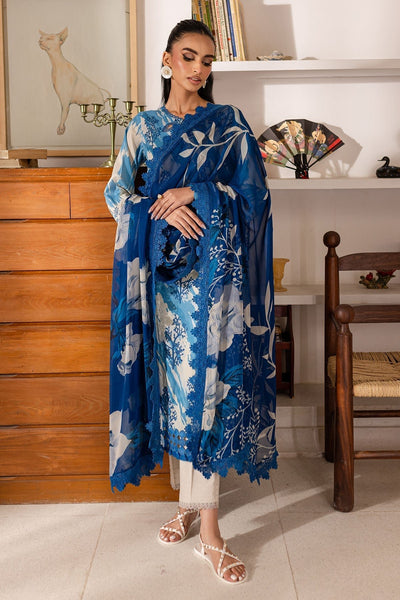 Nureh | Printed Lawn 25 | SP-148-Brand:Nureh-Type:Ladies Clothes-Off White-Lawn-House of Maryam- Buy in UK, USA