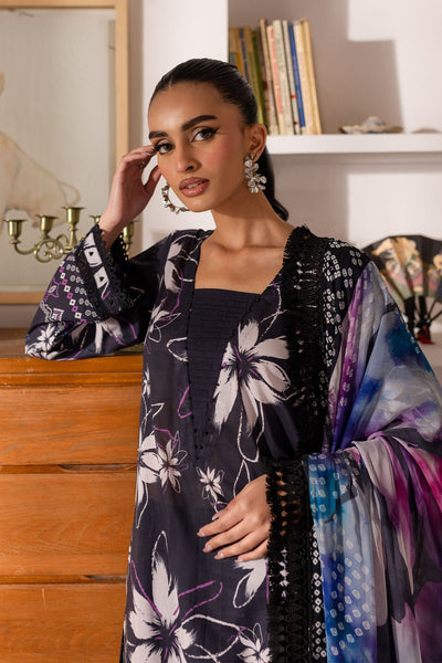 Nureh | Printed Lawn 25 | SP-150-Brand:Nureh-Type:Ladies Clothes-Black-Lawn-House of Maryam- Buy in UK, USA