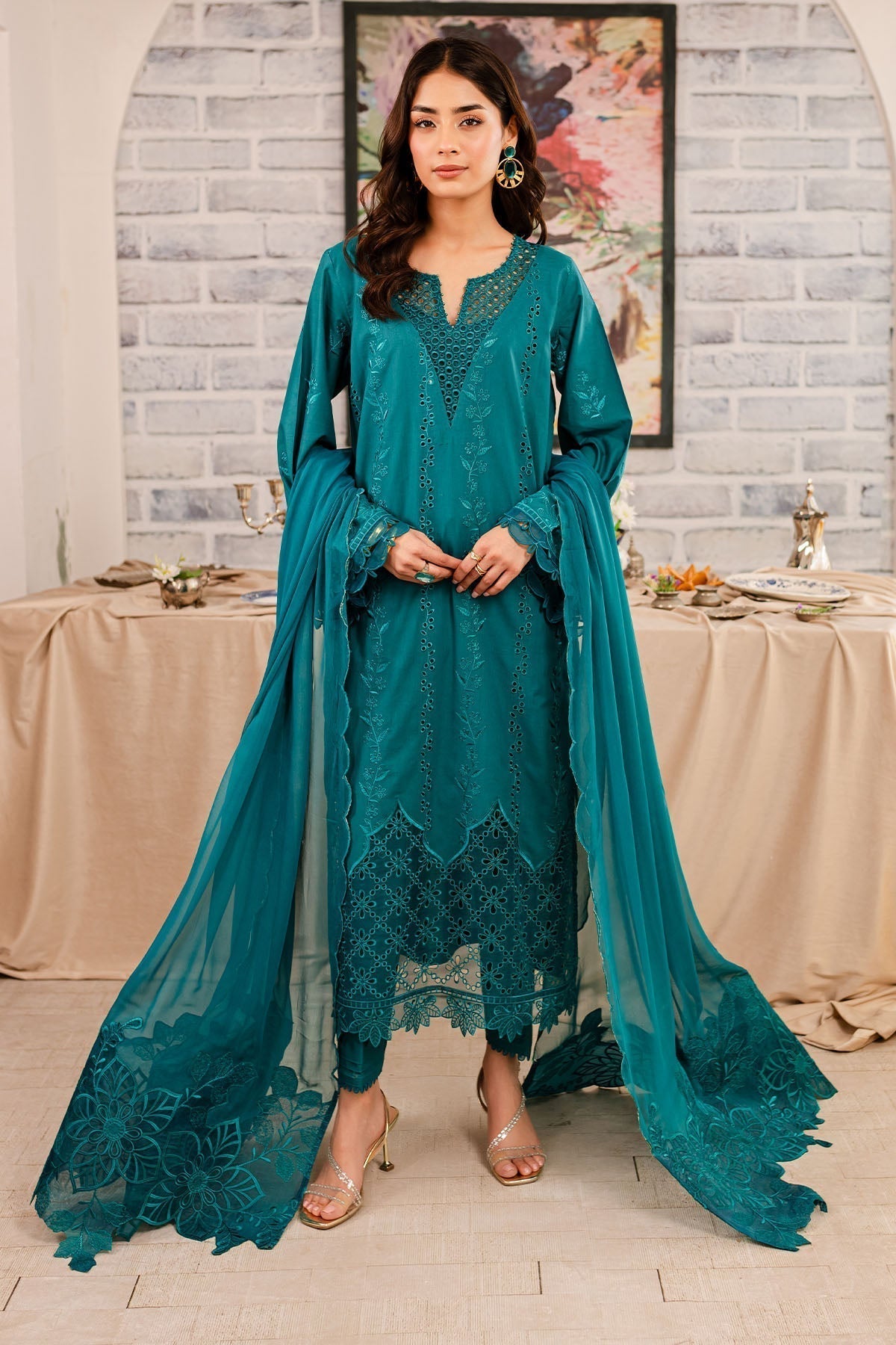 Nureh | Shades Of Summer | NP-495 -  Nureh Luxury - Original Designer Dress - House of Maryam