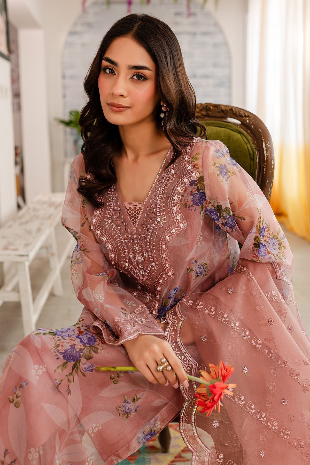 Nureh | Shades Of Summer | NP-493 -  Nureh Luxury - Original Designer Dress - House of Maryam