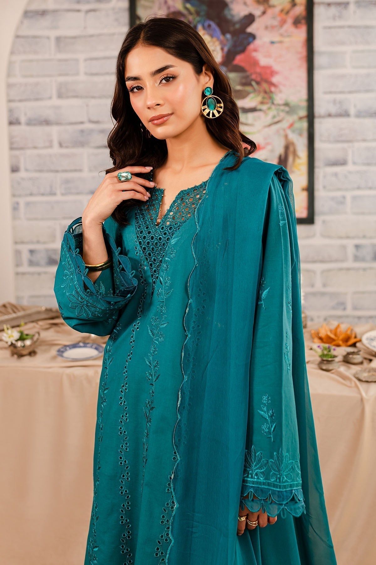 Nureh | Shades Of Summer | NP-495 -  Nureh Luxury - Original Designer Dress - House of Maryam