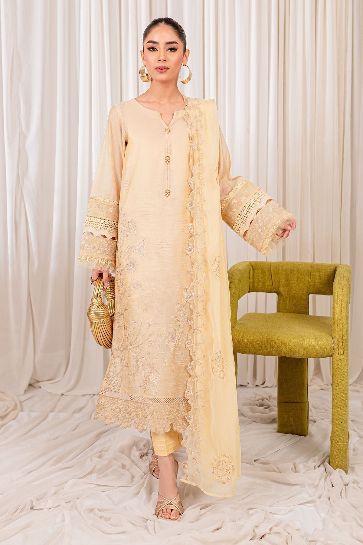 Nureh | Shades Of Summer | NP-454 -  Nureh Luxury - Original Designer Dress - House of Maryam