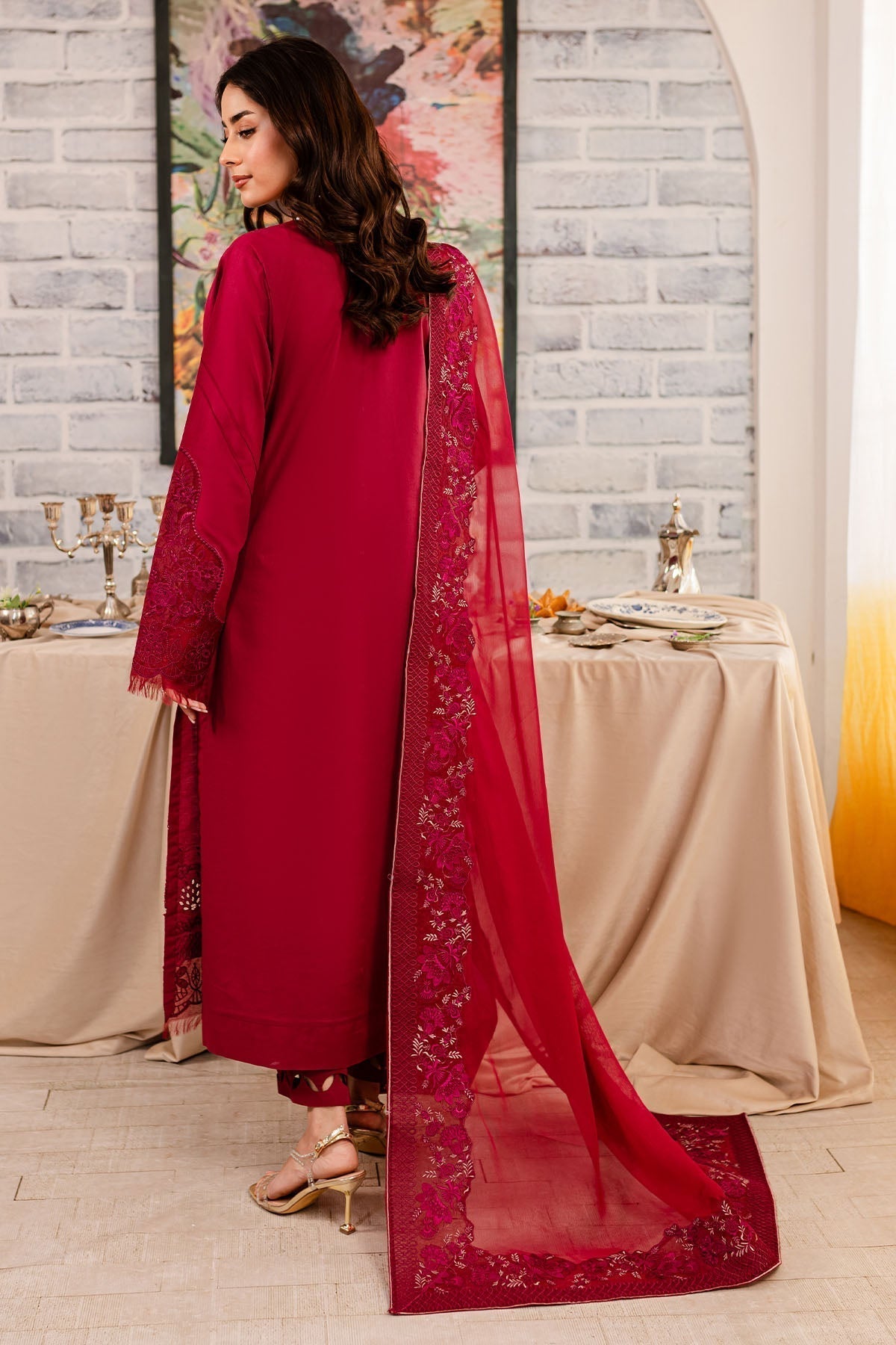 Nureh | Shades Of Summer | NP-492 -  Nureh Luxury - Original Designer Dress - House of Maryam