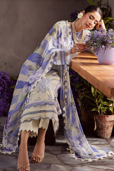 Nureh | Signature Prints 26 | SP-159-Brand:Nureh-Type:Ladies Clothes-Ivory-Lawn-House of Maryam- Buy in UK, USA