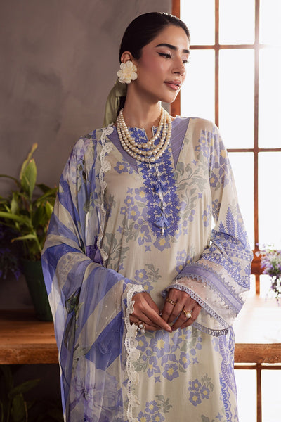 Nureh | Signature Prints 26 | SP-159-Brand:Nureh-Type:Ladies Clothes-Ivory-Lawn-House of Maryam- Buy in UK, USA