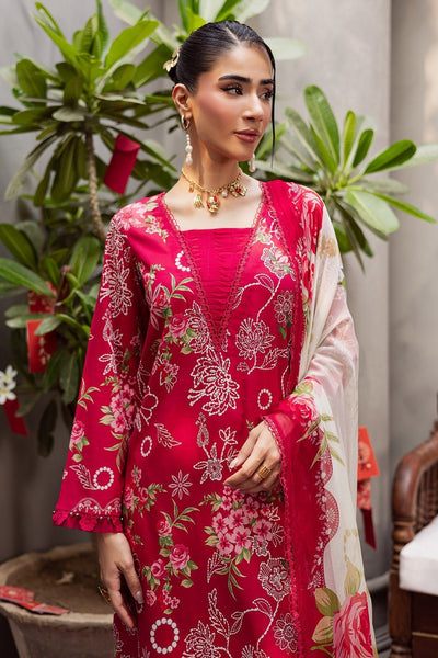 Nureh | Signature Prints 26 | SP-160-Brand:Nureh-Type:Ladies Clothes-Red-Lawn-House of Maryam- Buy in UK, USA