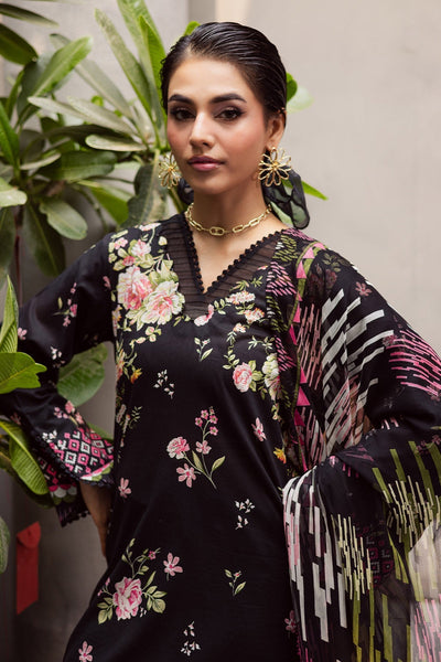 Nureh | Signature Prints 26 | SP-162-Brand:Nureh-Type:Ladies Clothes-Black-Lawn-House of Maryam- Buy in UK, USA