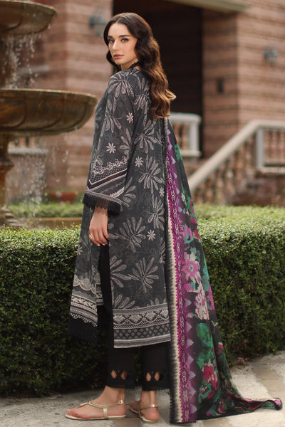 Nureh | Signature Prints 26 | SP-204-Brand:Nureh-Type:Ladies Clothes-Dark Gray-Lawn-House of Maryam- Buy in UK, USA