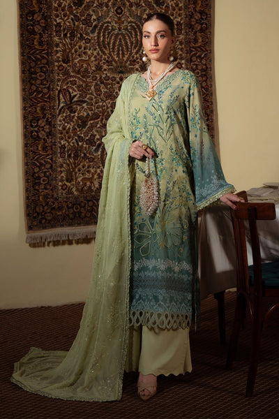 Nureh | Swiss Lawn | NS-161-Brand:Nureh-Type:Ladies Clothes-Mint-SWISS LAWN-House of Maryam- Buy in UK, USA