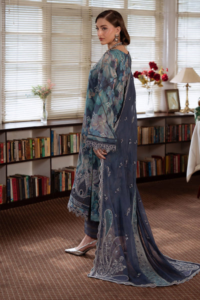Nureh | Swiss Lawn | NS-162-Brand:Nureh-Type:Ladies Clothes-Gray-Lawn-House of Maryam- Buy in UK, USA
