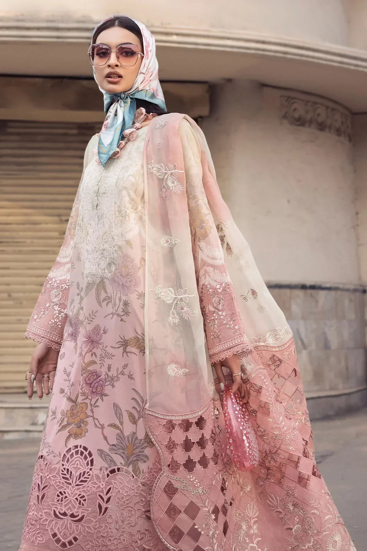 Nureh | Swiss Prints | NS-117 by Designer Nureh - House of Maryam - Pakistani Designer Ethnic Wear in {{ shop.shopifyCountryName }}