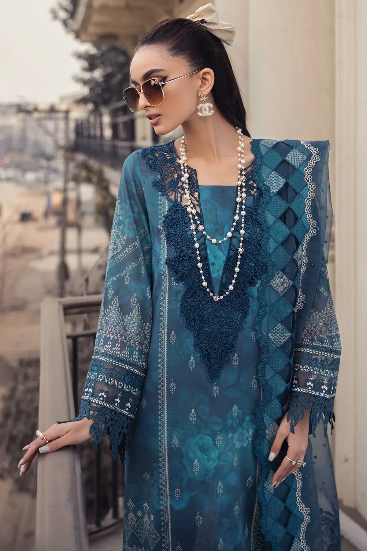 Nureh | Swiss Prints | NS-120 -  Lawn Luxury - Original Designer Dress - House of Maryam