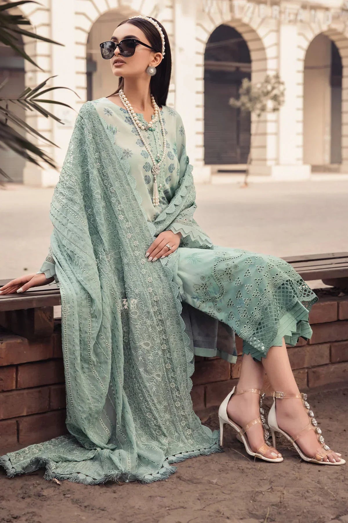 Nureh | Swiss Prints | NS-118 -  Nureh Luxury - Original Designer Dress - House of Maryam