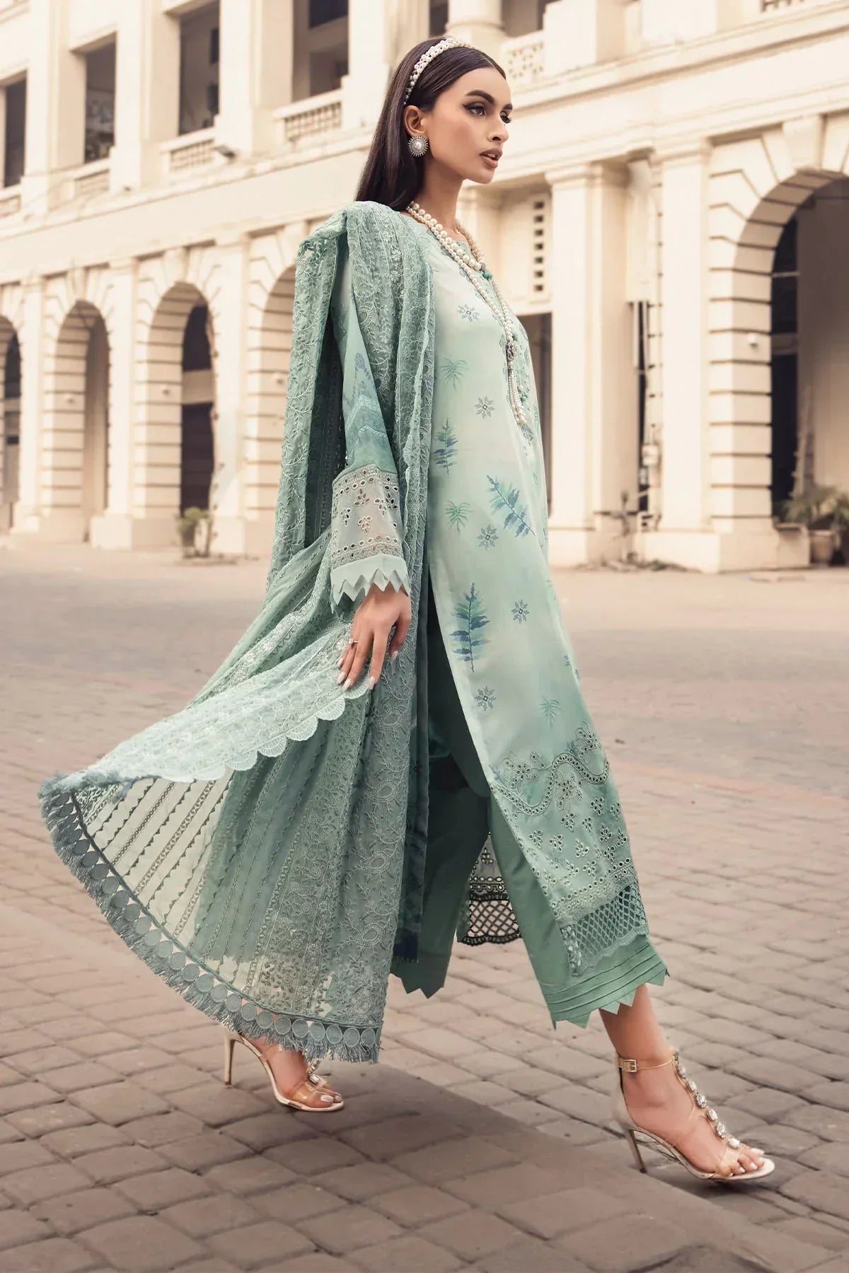 Nureh | Swiss Prints | NS-118 by Designer Nureh - House of Maryam - Pakistani Designer Ethnic Wear in {{ shop.shopifyCountryName }}