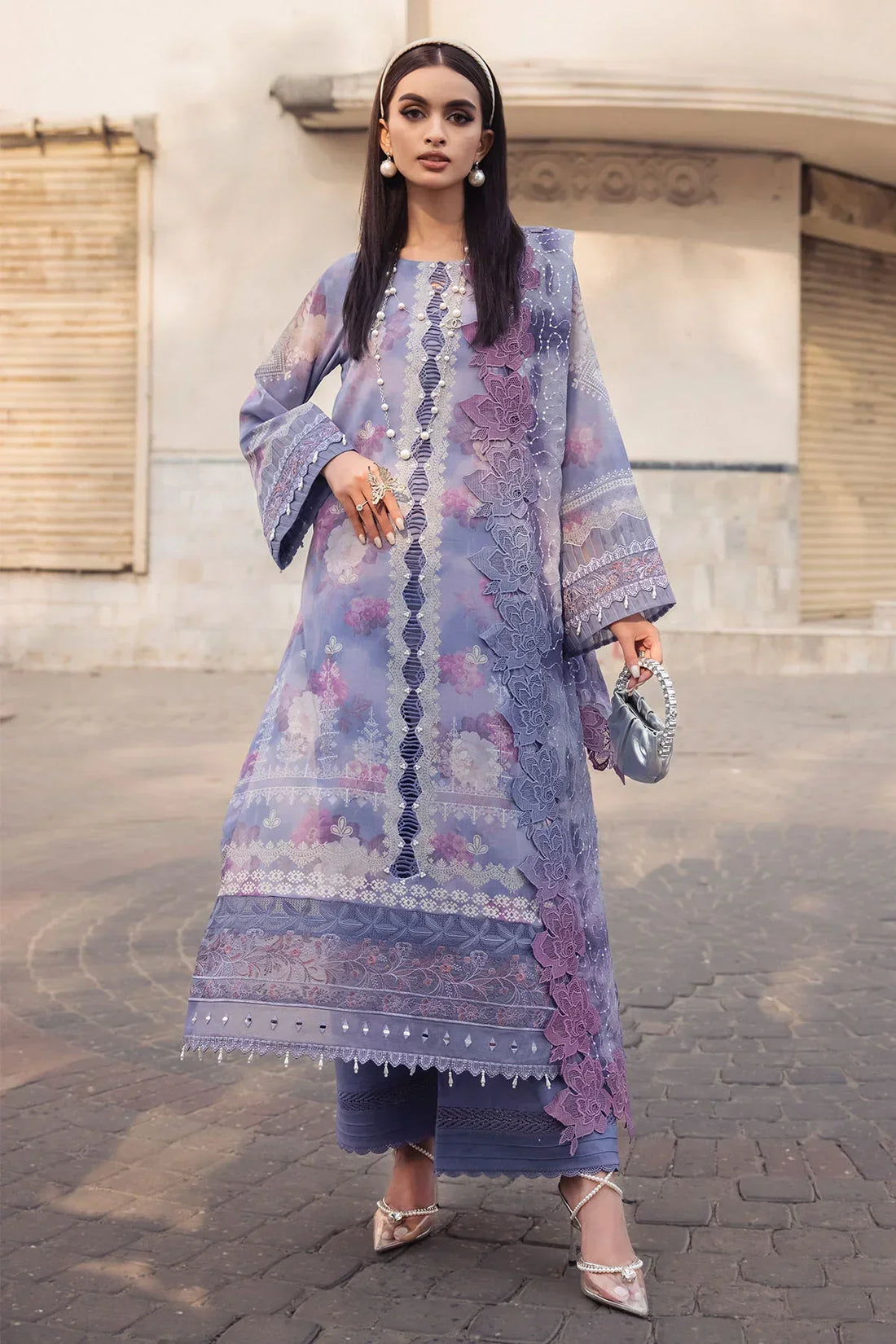 Nureh | Swiss Prints | NS-119 by Designer Nureh - House of Maryam - Pakistani Designer Ethnic Wear in {{ shop.shopifyCountryName }}