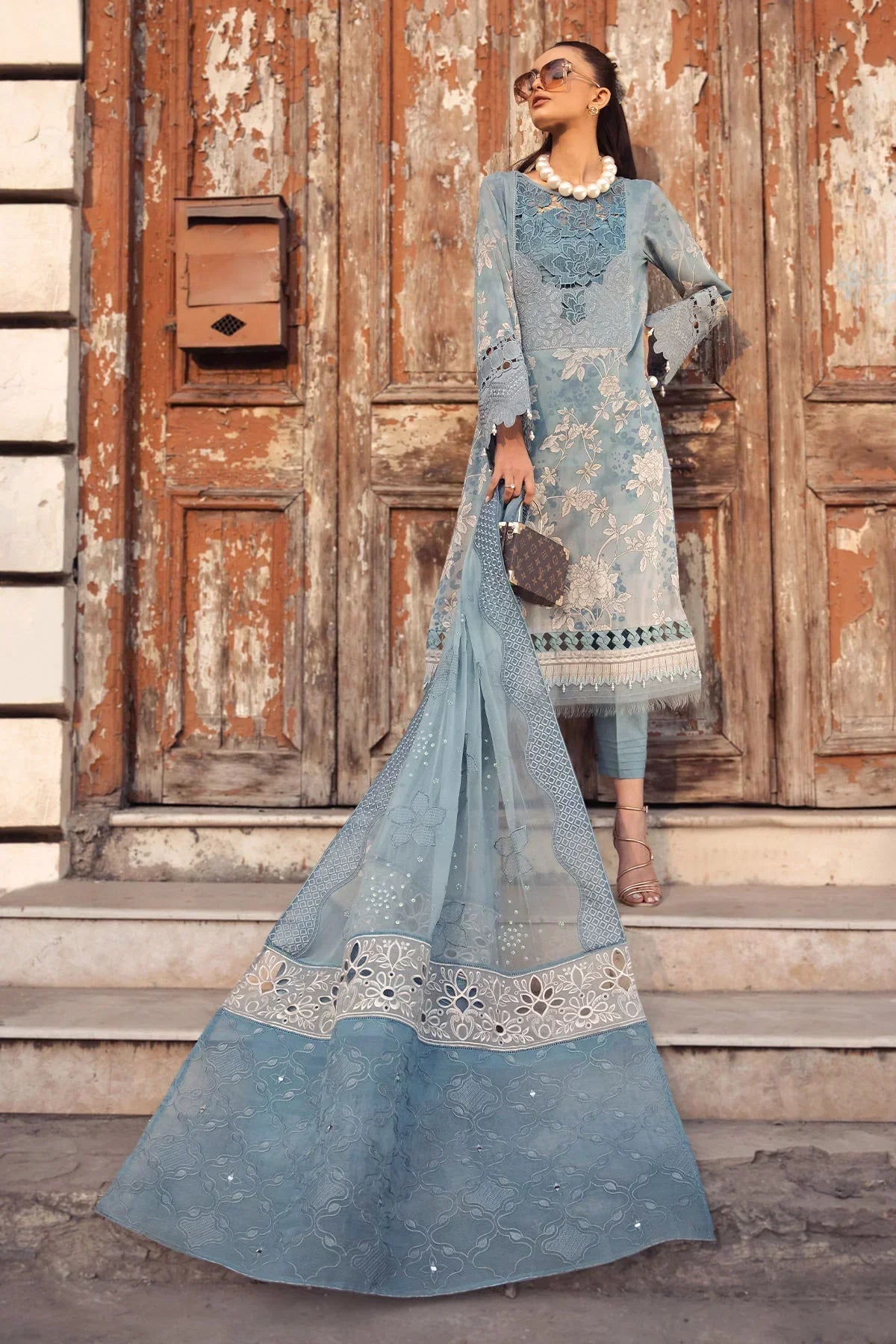 Nureh | Swiss Prints | NS-116 by Designer Nureh - House of Maryam - Pakistani Designer Ethnic Wear in {{ shop.shopifyCountryName }}