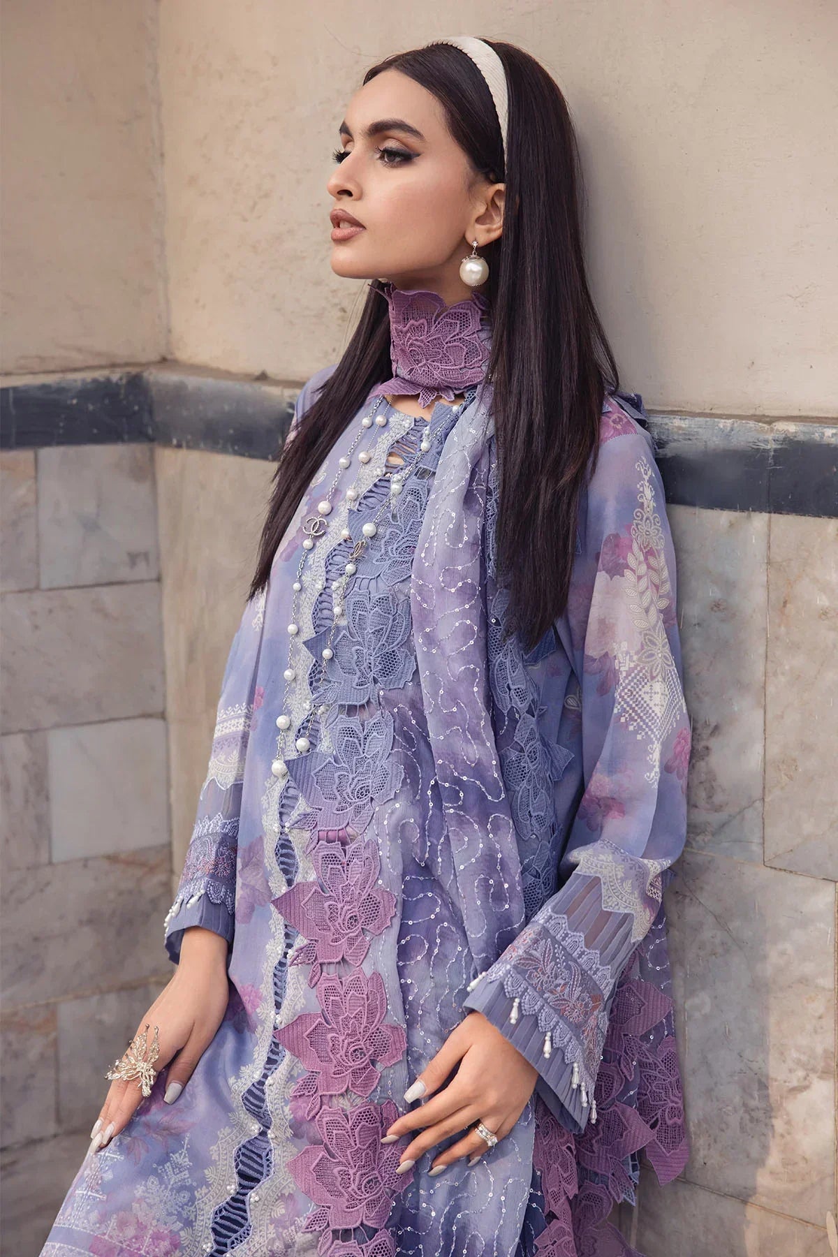 Nureh | Swiss Prints | NS-119 -  Nureh Luxury - Original Designer Dress - House of Maryam