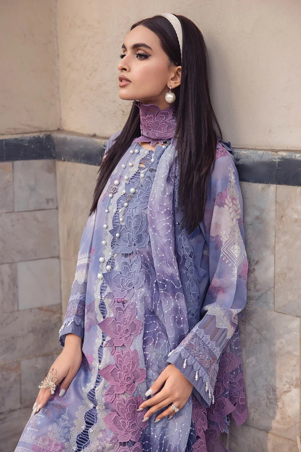 Nureh | Swiss Prints | NS-119 by Designer Nureh - House of Maryam - Pakistani Designer Ethnic Wear in {{ shop.shopifyCountryName }}