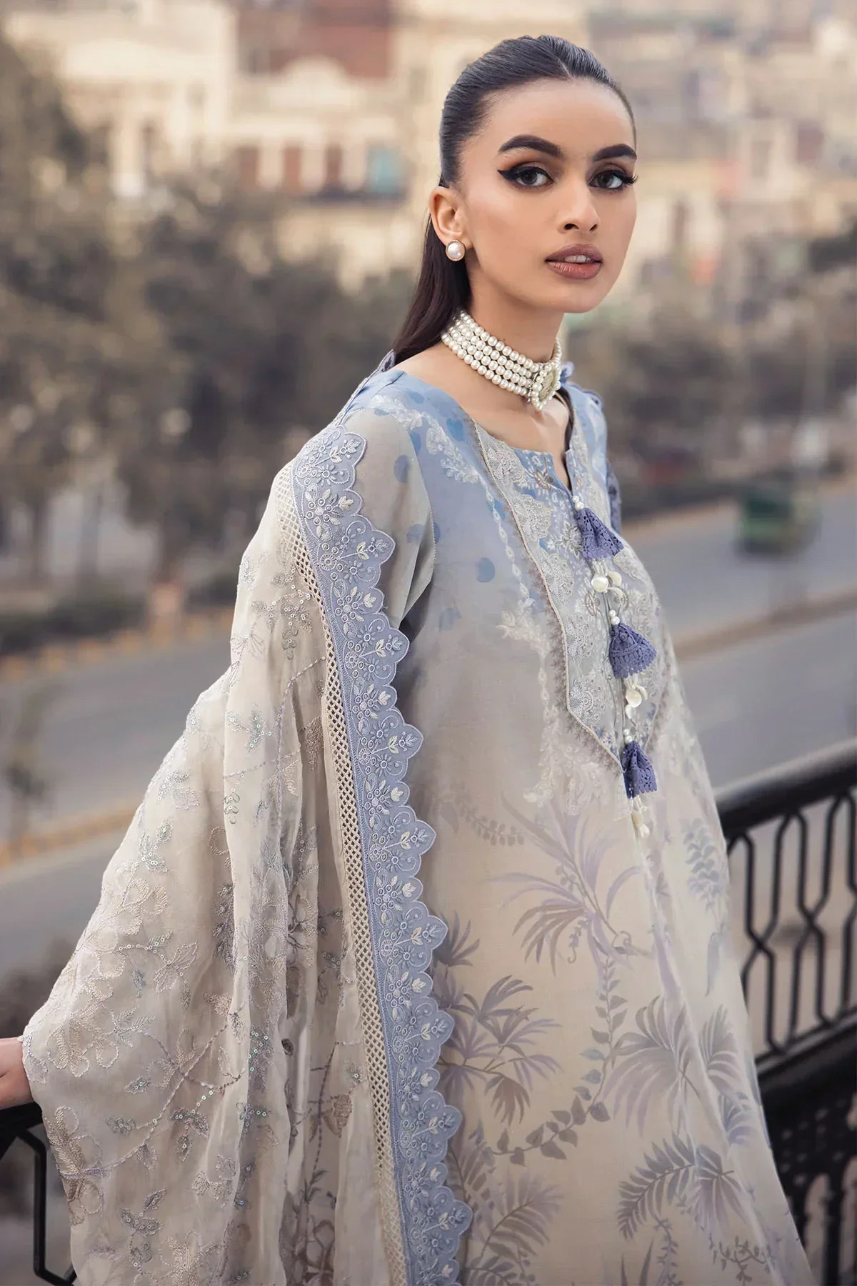 Nureh | Swiss Prints | NS-122 -  Nureh Luxury - Original Designer Dress - House of Maryam