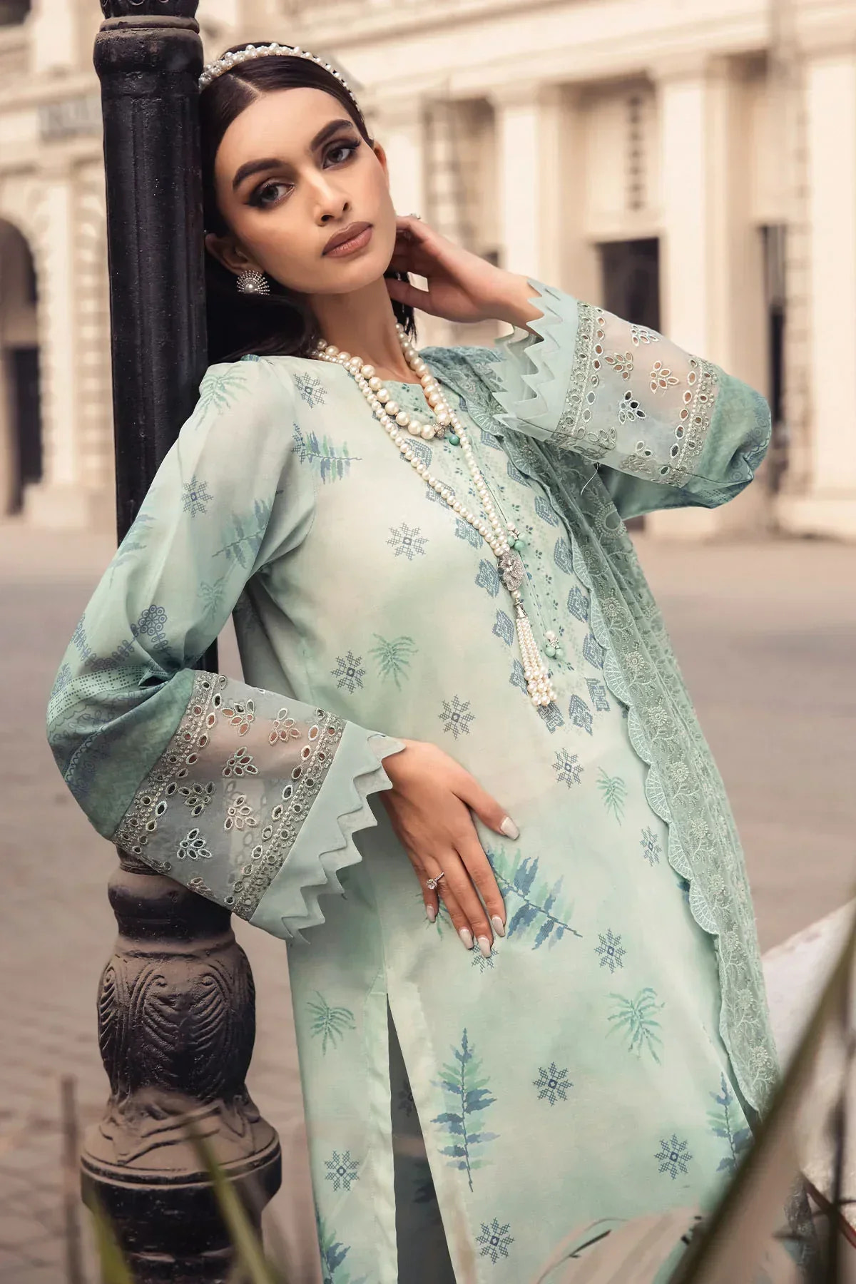 Nureh | Swiss Prints | NS-118 -  Nureh Luxury - Original Designer Dress - House of Maryam