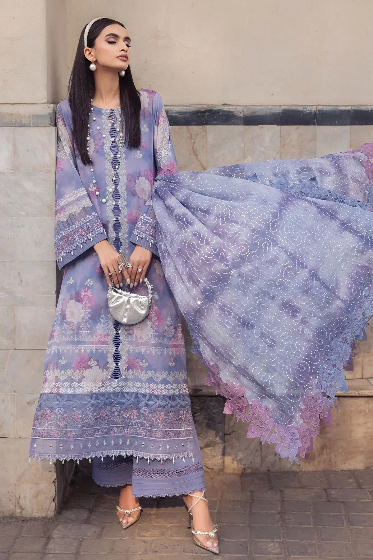 Nureh | Swiss Prints | NS-119 -  Nureh Luxury - Original Designer Dress - House of Maryam