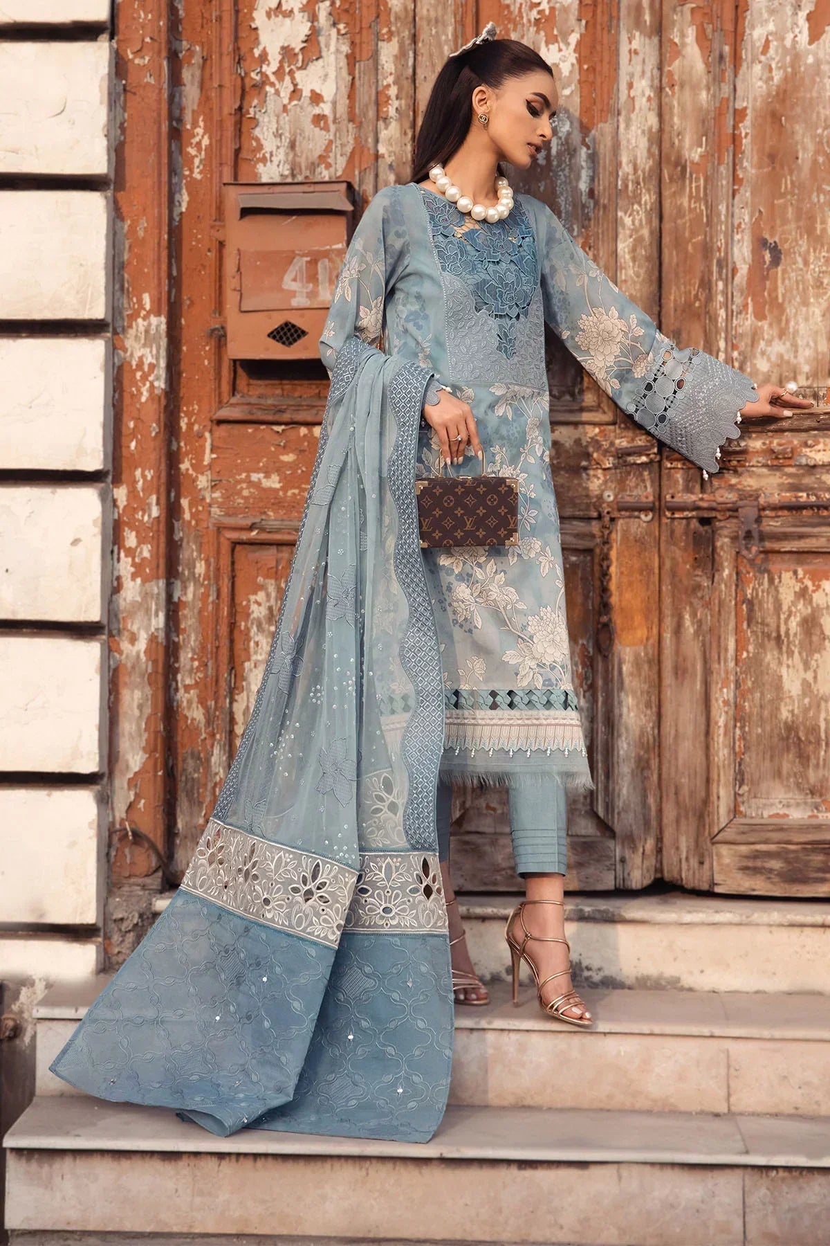 Nureh | Swiss Prints | NS-116 by Designer Nureh - House of Maryam - Pakistani Designer Ethnic Wear in {{ shop.shopifyCountryName }}