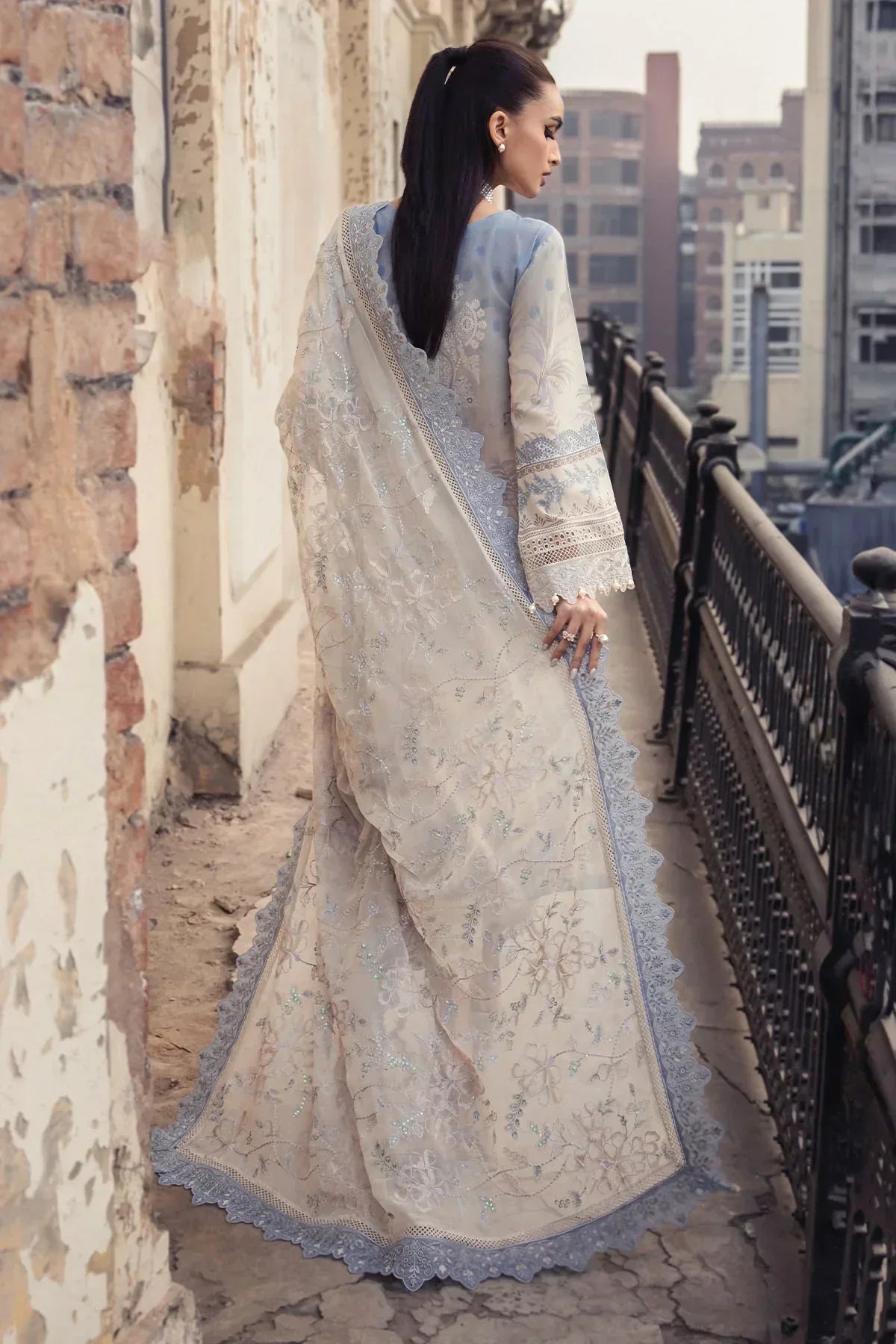 Nureh | Swiss Prints | NS-122 -  Nureh Luxury - Original Designer Dress - House of Maryam