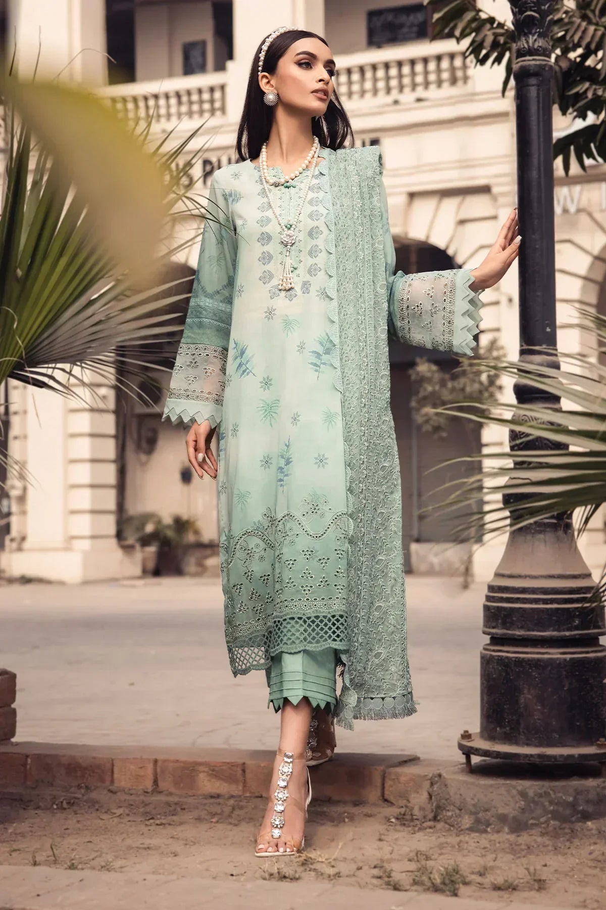 Nureh | Swiss Prints | NS-118 by Designer Nureh - House of Maryam - Pakistani Designer Ethnic Wear in {{ shop.shopifyCountryName }}