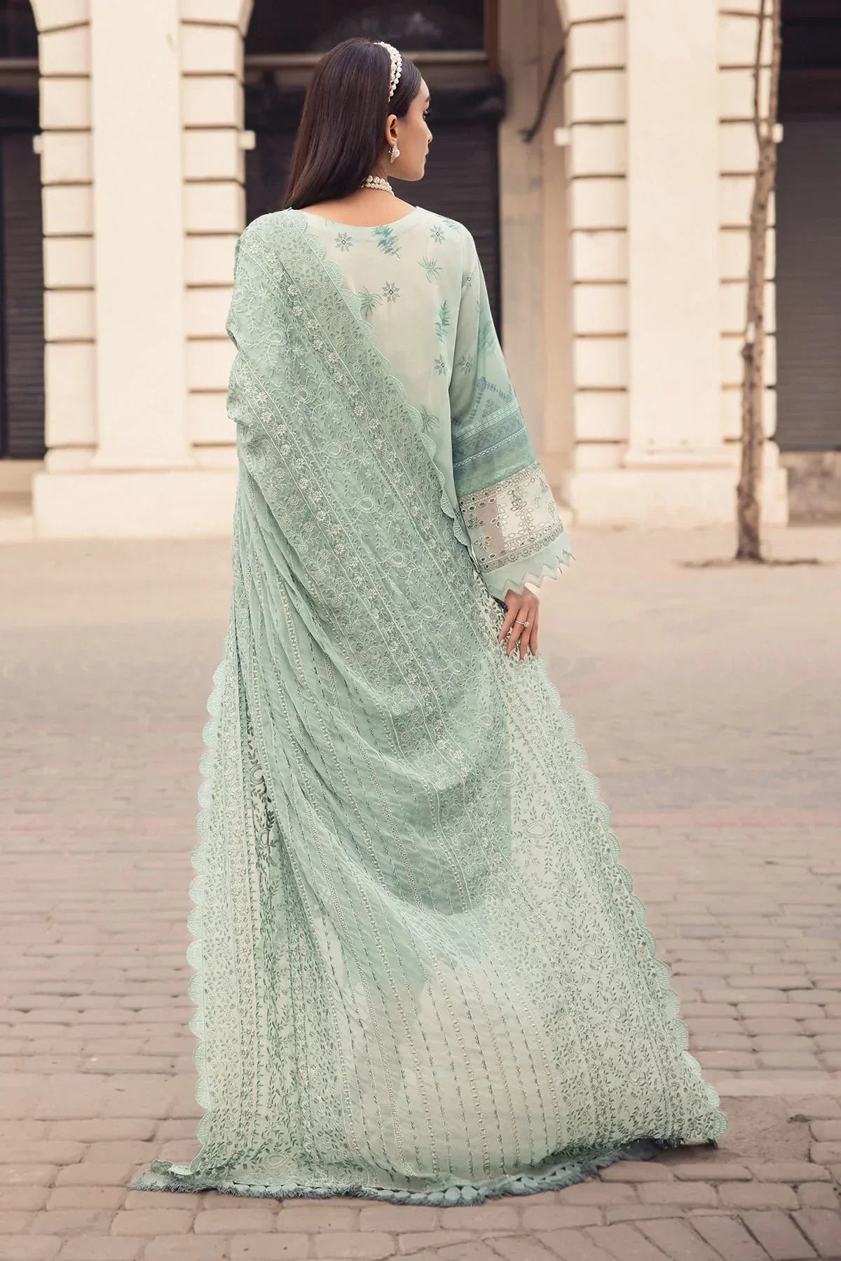 Nureh | Swiss Prints | NS-118 -  Nureh Luxury - Original Designer Dress - House of Maryam