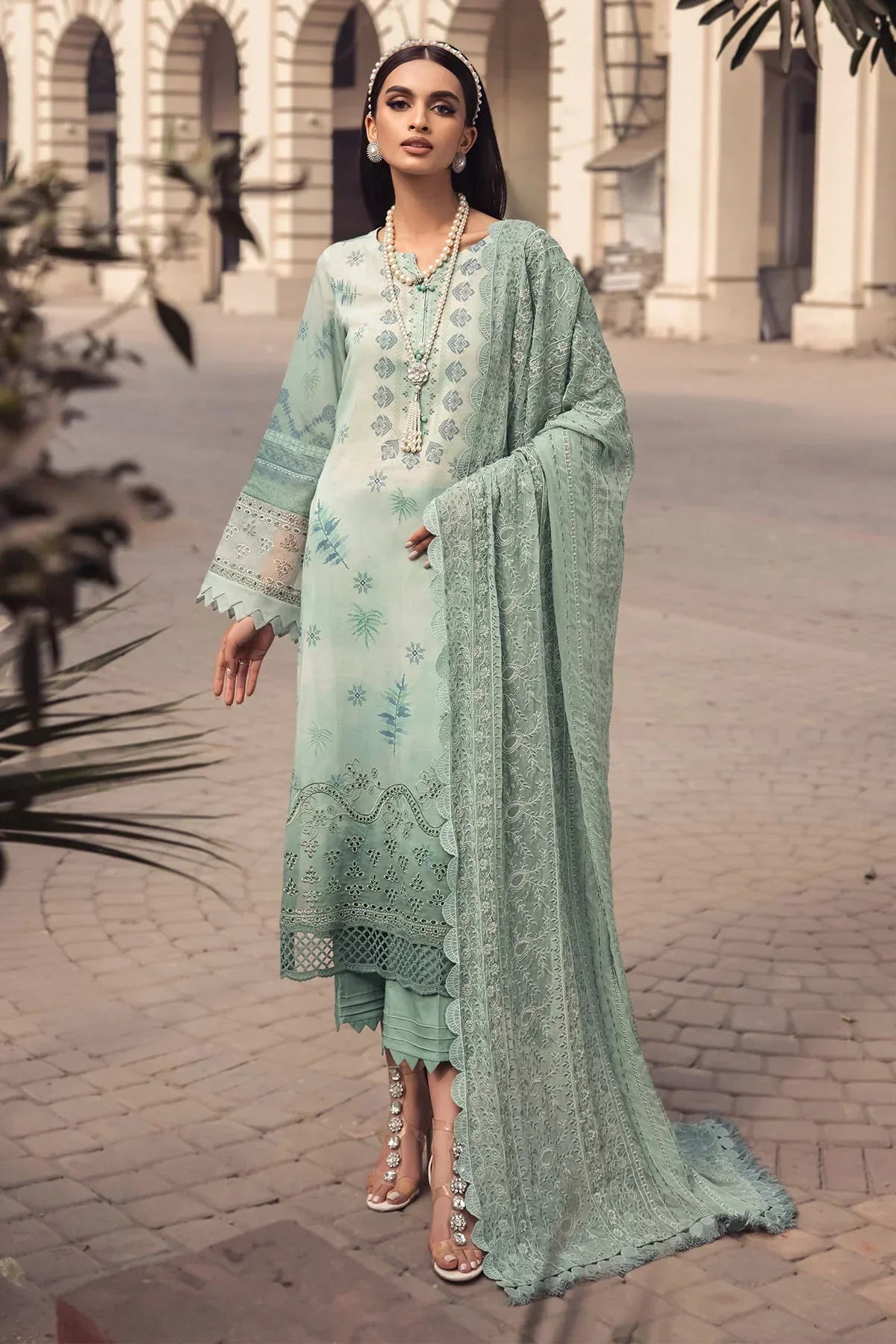 Nureh | Swiss Prints | NS-118 -  Nureh Luxury - Original Designer Dress - House of Maryam