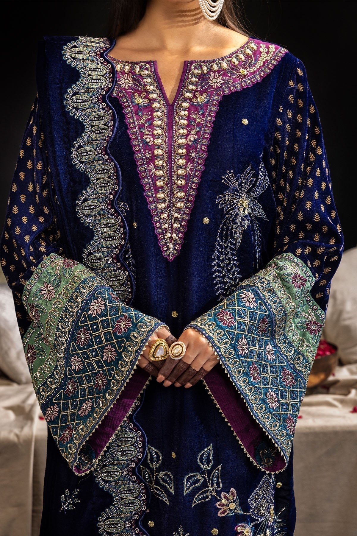 Nureh | Maya Velvet 23 | Nooreza -  Nureh Formal - Original Designer Dress - House of Maryam