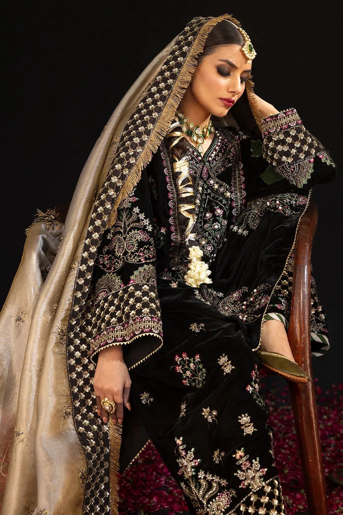 Nureh | Maya Velvet 23 | Morbagh -  Nureh Formal - Original Designer Dress - House of Maryam