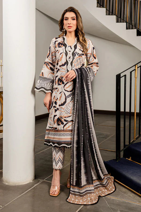 Nureh | Printed Lawn 24 | SP-93 -  Nureh Luxury - Original Designer Dress - House of Maryam