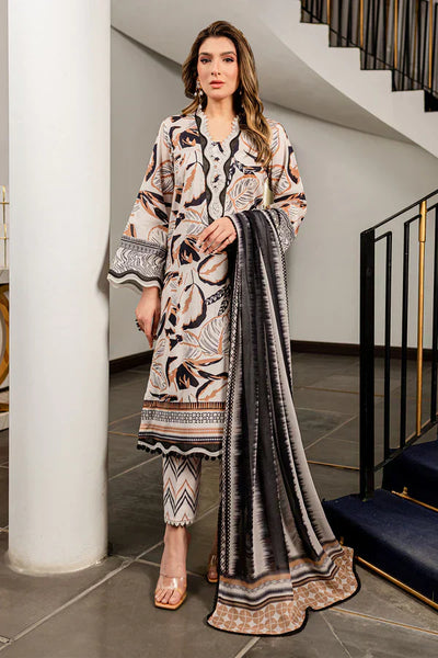 Nureh | Printed Lawn 24 | SP-93 -  Nureh Luxury - Original Designer Dress - House of Maryam
