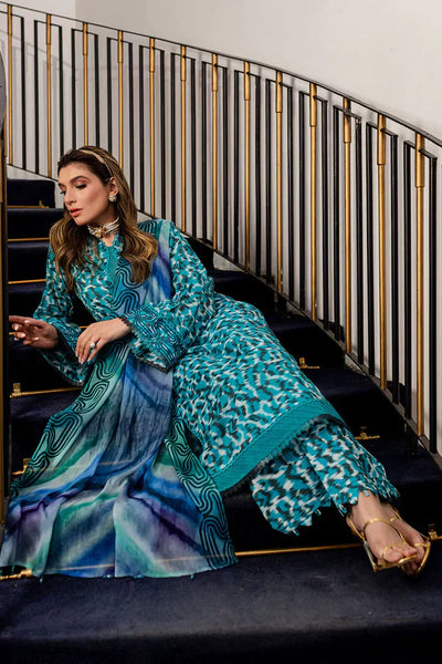 Nureh | Printed Lawn 24 | SP-92 -  Nureh Luxury - Original Designer Dress - House of Maryam