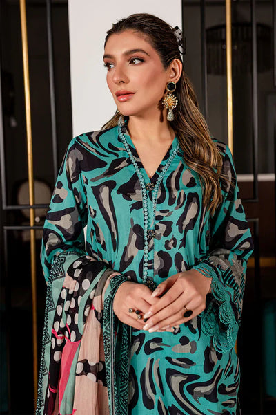 Nureh | Printed Lawn 24 | SP-95 -  Nureh Luxury - Original Designer Dress - House of Maryam