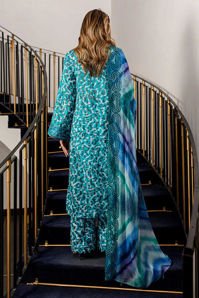 Nureh | Printed Lawn 24 | SP-92 -  Nureh Luxury - Original Designer Dress - House of Maryam