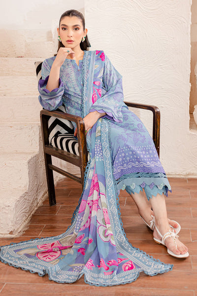 Nureh | Printed Lawn | SP-102 -  Nureh Luxury - Original Designer Dress - House of Maryam