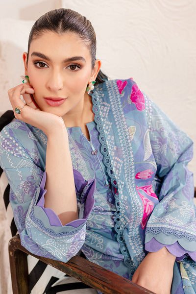 Nureh | Printed Lawn | SP-102 -  Nureh Luxury - Original Designer Dress - House of Maryam