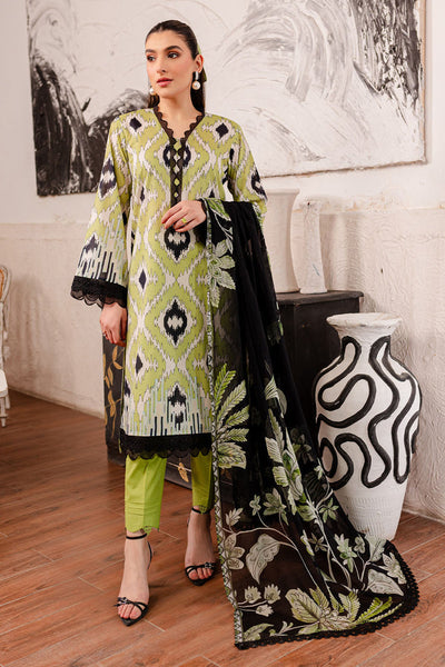 Nureh | Printed Lawn | SP-101 -  Nureh Luxury - Original Designer Dress - House of Maryam