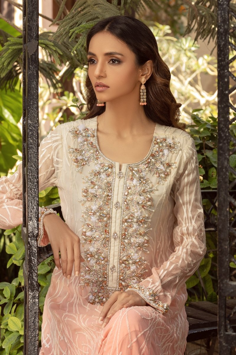 Panache | Pret | Oh Ombre -  Panache By Mona  - Original Designer Dress - House of Maryam