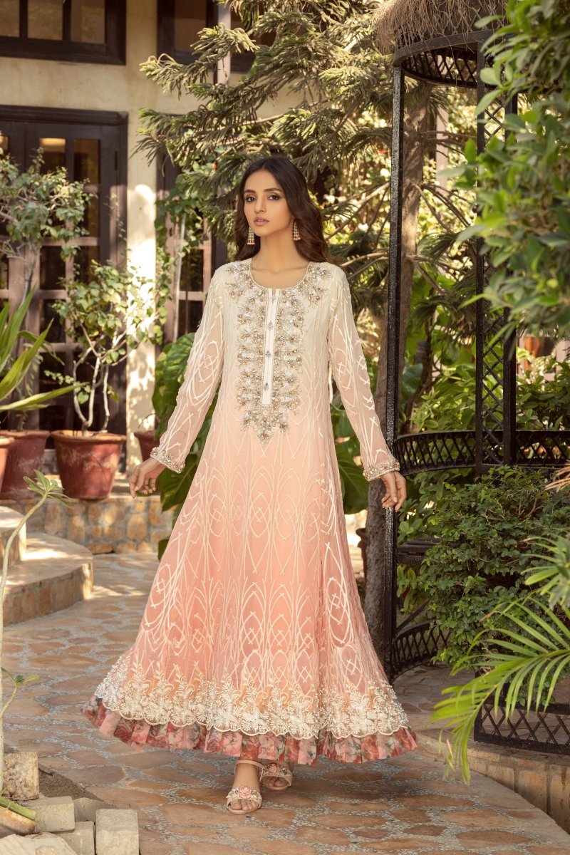 Panache | Pret | Oh Ombre -  Panache By Mona  - Original Designer Dress - House of Maryam