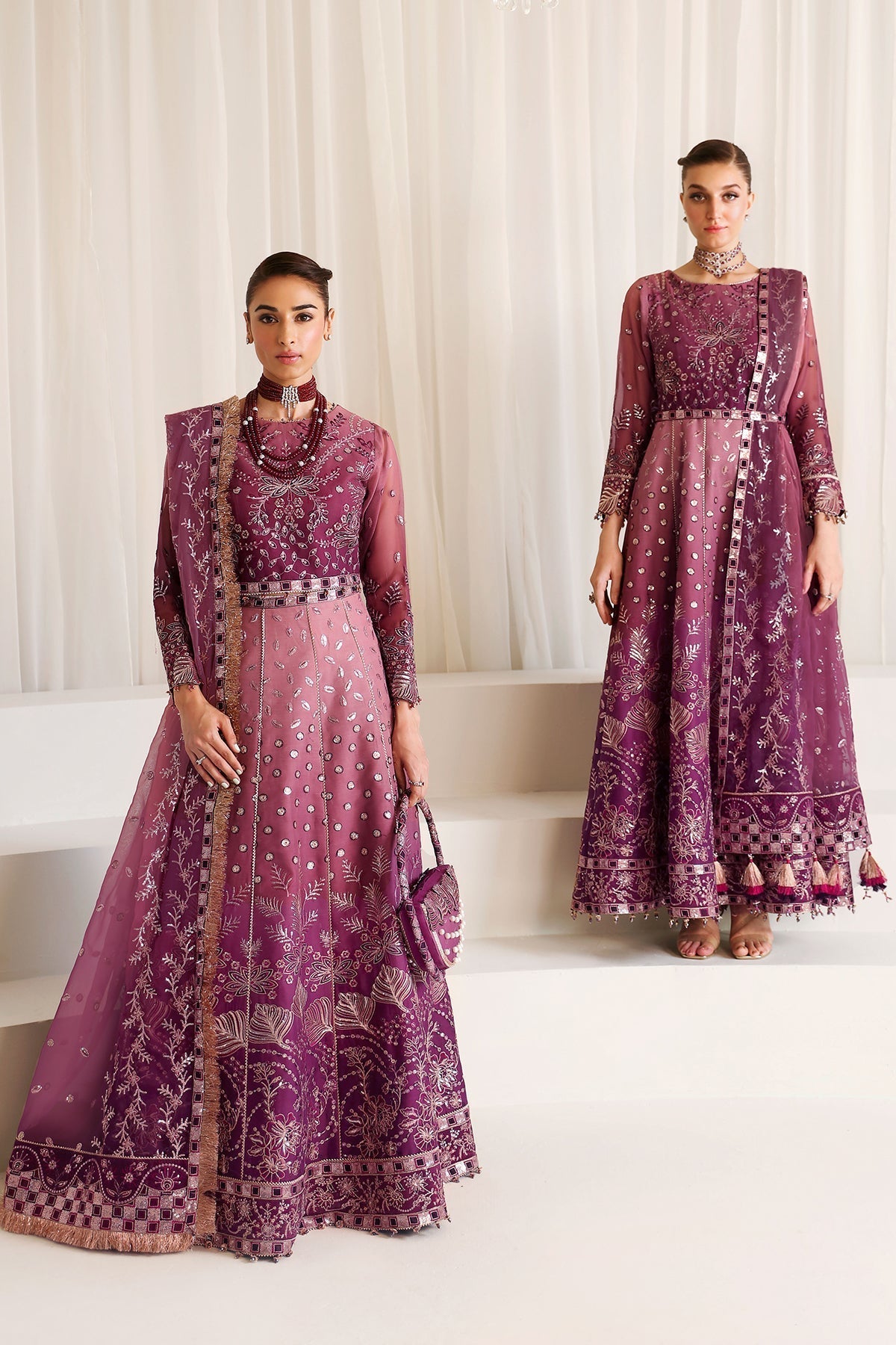 Alizeh | La Ruha Wedding Formals | AF-CH-2178-Opal by Designer Alizeh - House of Maryam - Pakistani Designer Ethnic Wear in {{ shop.shopifyCountryName }}