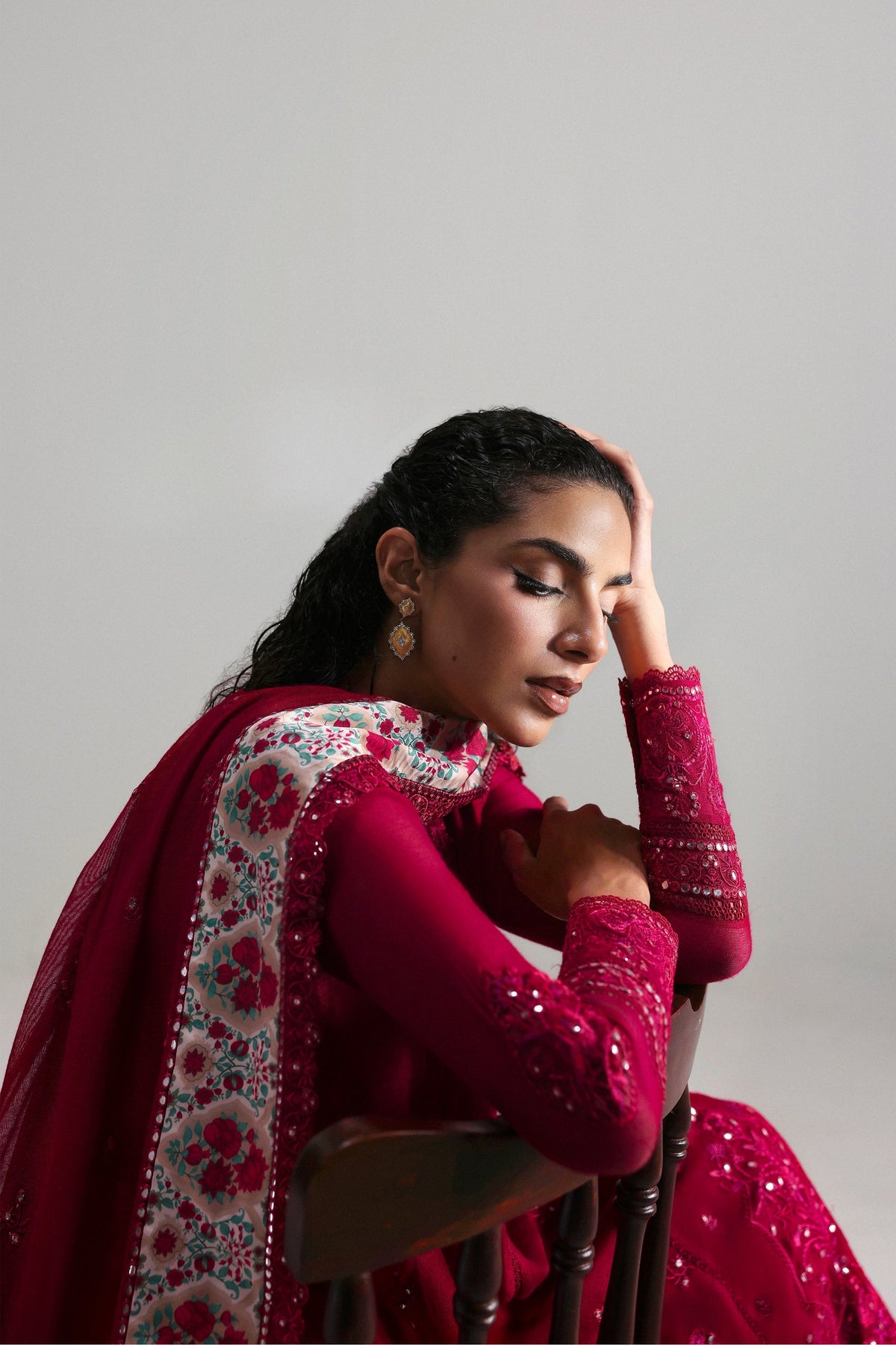 Afrozeh | Slate Ready to Wear | Roselith, image 3