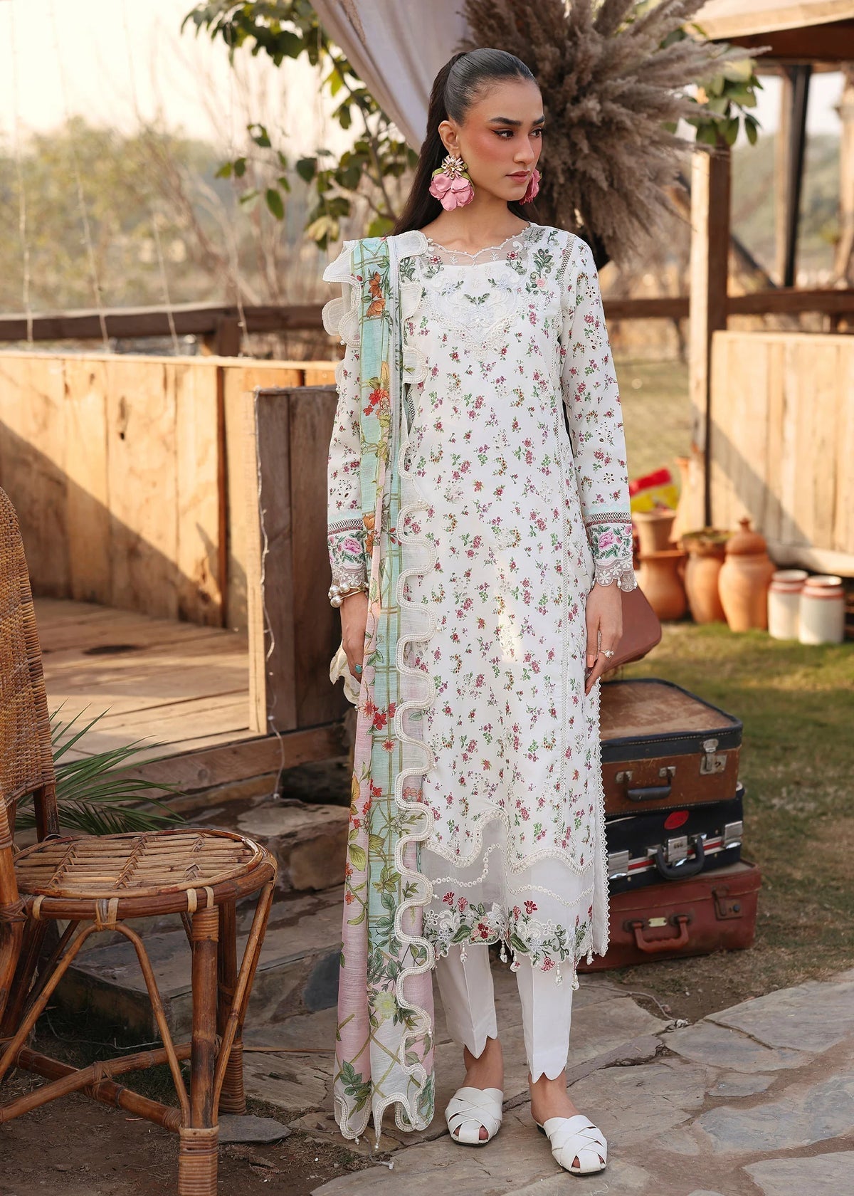 Sardinia | Festive Lawn 26 | Primrose-3