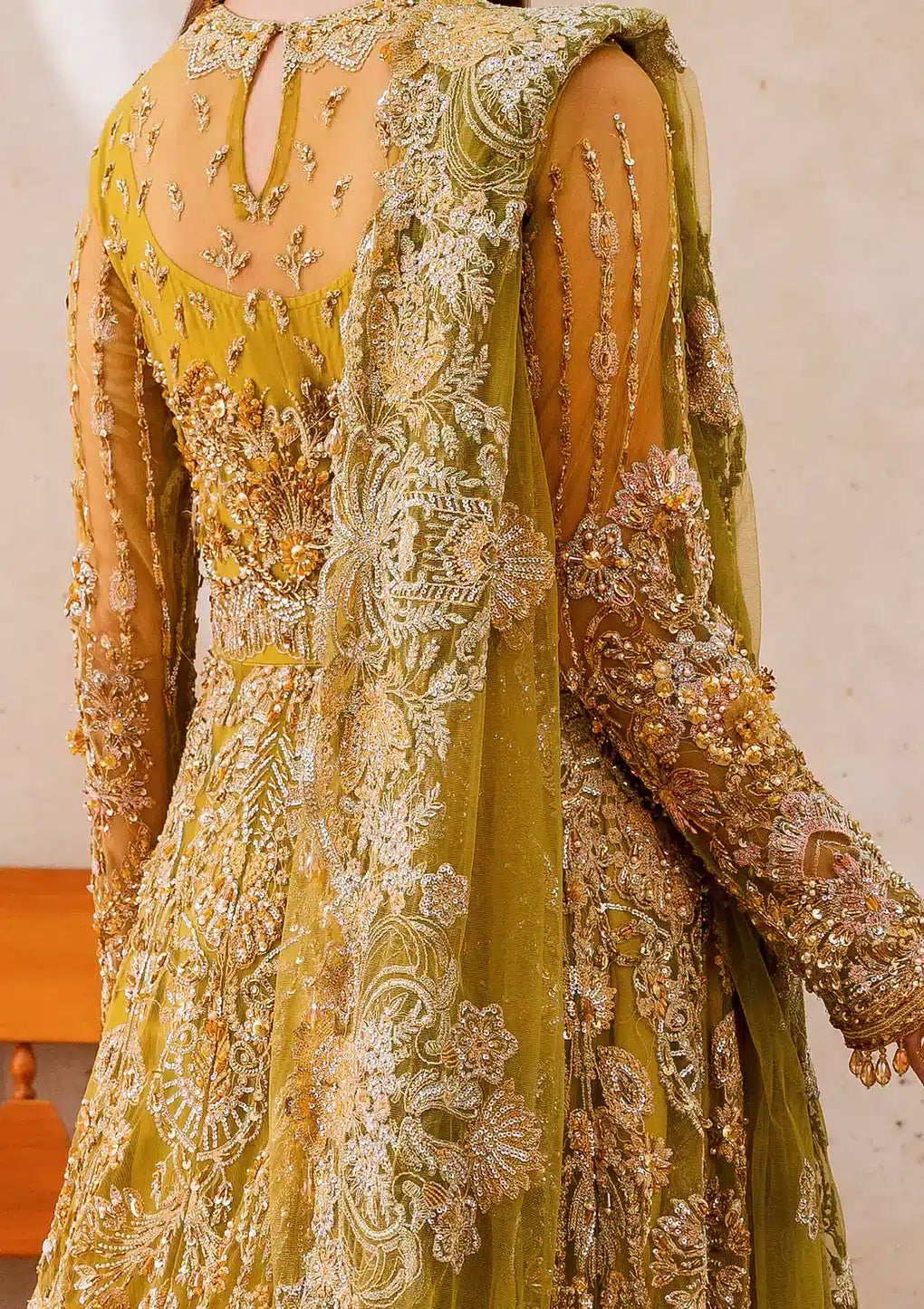 Elaf Premium | Evara Wedding 23 | EEB-05 HENNA by Designer Elaf Premium - House of Maryam - Pakistani Designer Ethnic Wear in {{ shop.shopifyCountryName }}