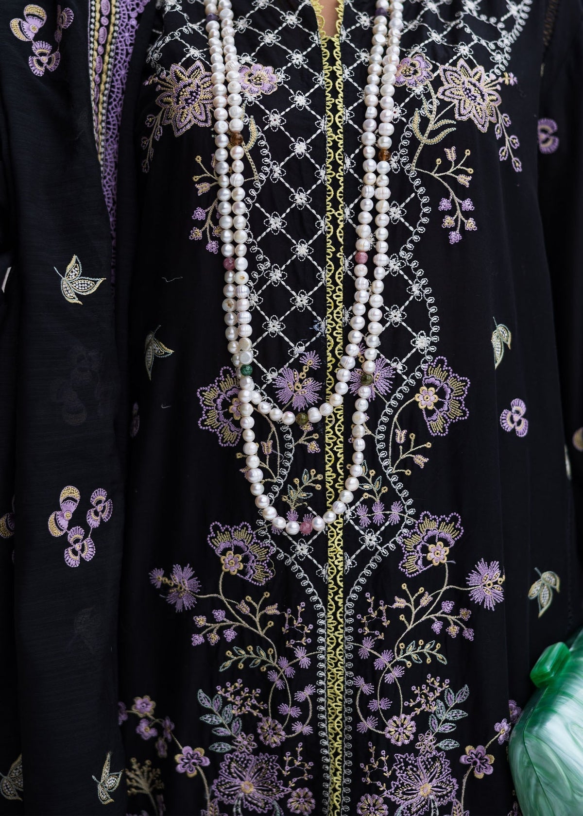 Paras by Pasha | Bloom and Beyond | Evening Bloom-Brand:Paras by Pasha-Type:Ladies Clothes-Black-Lawn-House of Maryam- Buy in UK, USA