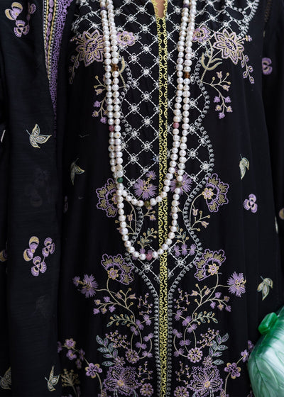 Paras by Pasha | Bloom and Beyond | Evening Bloom-Brand:Paras by Pasha-Type:Ladies Clothes-Black-Lawn-House of Maryam- Buy in UK, USA