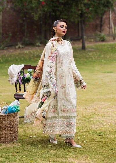Paras by Pasha | Bloom and Beyond | Snowdrop Bloom-Brand:Paras by Pasha-Type:Ladies Clothes-Ivory-Chikankari Lawn-House of Maryam- Buy in UK, USA